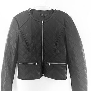 Zara faux leather jacket